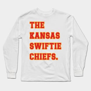 The Kansas Swiftie Chiefs. v6 Long Sleeve T-Shirt